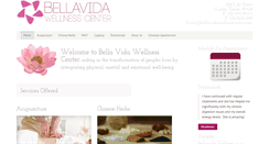 Desktop Screenshot of bellavidawellnesscenter.com