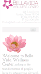 Mobile Screenshot of bellavidawellnesscenter.com